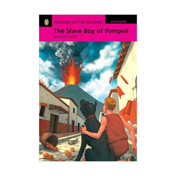 کتاب داستان انگلیسی پنگوئن اکتیو ریدینگ برده شهر پمپی Penguin Active Reading Easy Starters The Slave Boy Of Pompeii