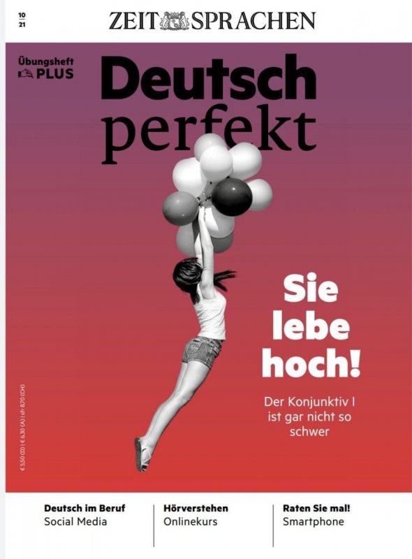 کتاب مجله آلمانی دویچ پرفکت Deutsch perfekt sie lebe hoch