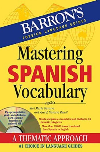 کتاب اسپانیایی مسترینگ اسپنیش وکبیولری Mastering Spanish Vocabulary A Thematic Approach