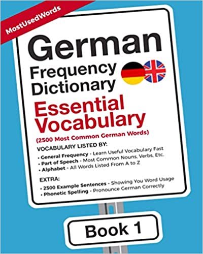 کتاب آلمانی جرمن فریکوئنسی دیکشنری German Frequency dictionary