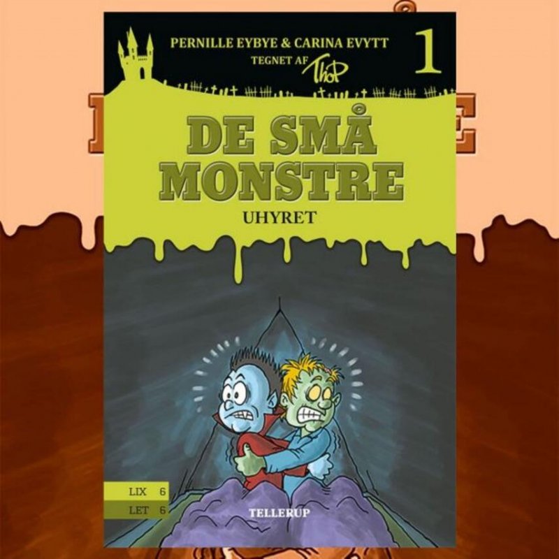 کتاب داستان دانمارکی هیولاهای کوچک De små monstre The little monsters