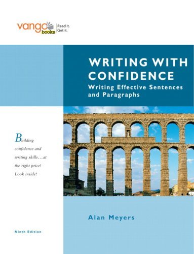 کتاب Writing with Confidence Writing Effective Sentences and Paragraphs