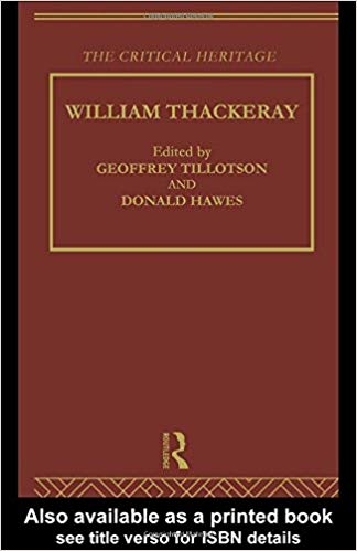کتاب زبان ویلیام تاکری William Thackeray The Critical Heritage