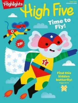 کتاب مجله انگلیسی هایلایتس های فایو Highlights High Five - March 2022