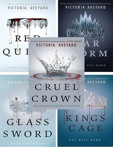 مجموعه 5 جلدی رمان انگلیسی ملکه سرخ The RED QUEEN Series