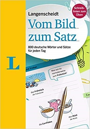 کتاب آلمانی لانگنشایت گرامرز Langenscheidt grammars and study aids Langenscheidt Vom Bild zum Satz