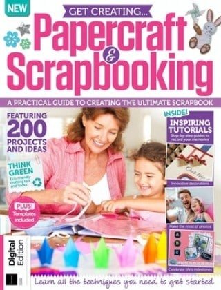 کتاب مجله انگلیسی گت کرییتینگ پیپرکرفت Get Creating Papercraft & Scrapbooking - Second Edition, 2022