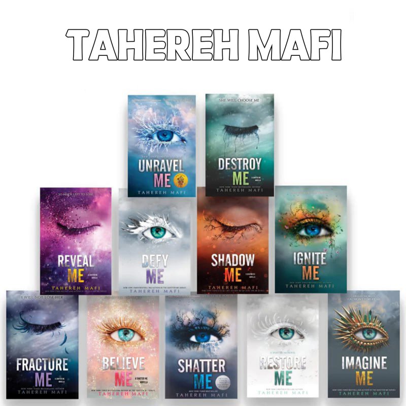پکیج کامل سری رمان های شکستن من Shatter Me series full pack