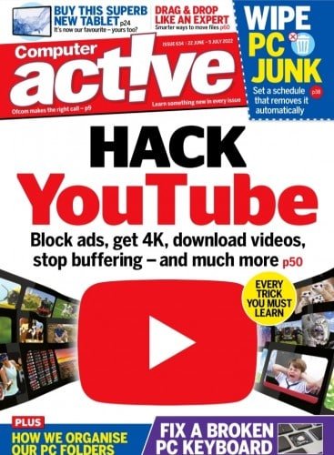 کتاب مجله انگلیسی کامپیوتر اکتیو  Computeractive - Issue 634, 22 June/05 July 2022