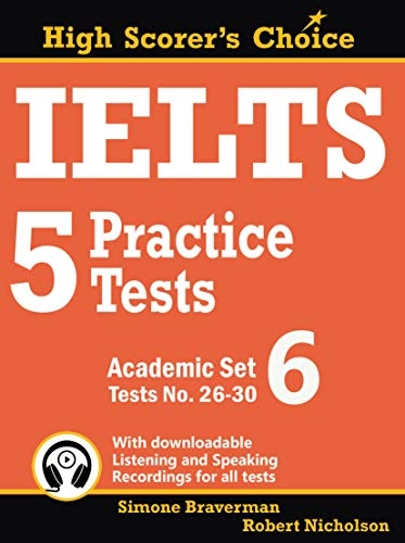کتاب زبان آیلتس ۵ پرکتیس تستس آکادمیک IELTS 5 Practice Tests, Academic Set 6: Tests No. 26-30