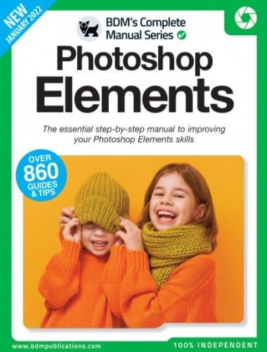 کتاب مجله انگلیسی د کامپلیت فوتوشاپ منیوال The Complete Photoshop Elements Manual - January 2022