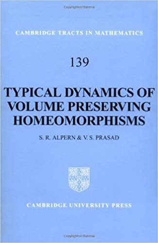 کتاب تیپیکال داینامیکس آف ولوم پریسروینگ Typical Dynamics of Volume Preserving Homeomorphisms