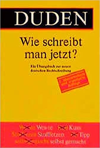 کتاب آلمانی دودن ویه شقایبت  Duden  Wie Schreibt Man Jetzt