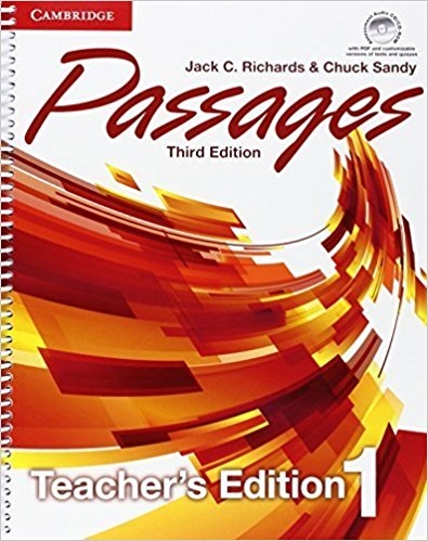 کتاب معلم پسیجز یک ویرایش سوم Passages 1 Teacher's Edition Third Edition