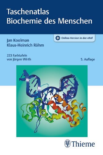 کتاب زبان پزشکی المانی Taschenatlas Biochemie des Menschen
