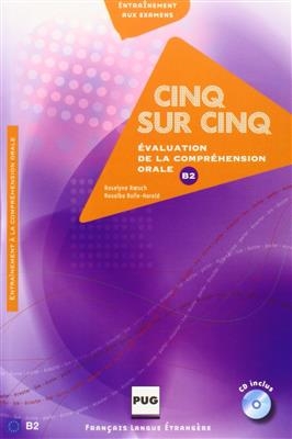 کتاب زبان فرانسه سینک سور سینک CINQ SUR CINQ, NIVEAU B2 (CD INCLUS)