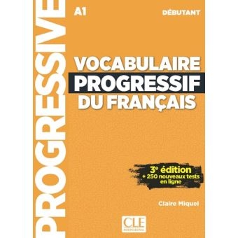 کتاب فرانسه وکب پروگرسیو دو فرانس دبوتانت Vocabulaire Progressif Du Francais A1 - Debutant - 3rd +Corriges