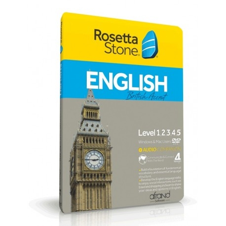 خودآموز زبان انگلیسی بریتیش رزتا استون افرند ROSETTA STONE ENGLISH BRITISH ACCENT