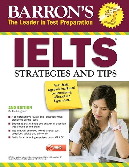 کتاب بارونز آیلتس استراتژیز اند تیپز Barrons IELTS Strategies and Tips 2nd