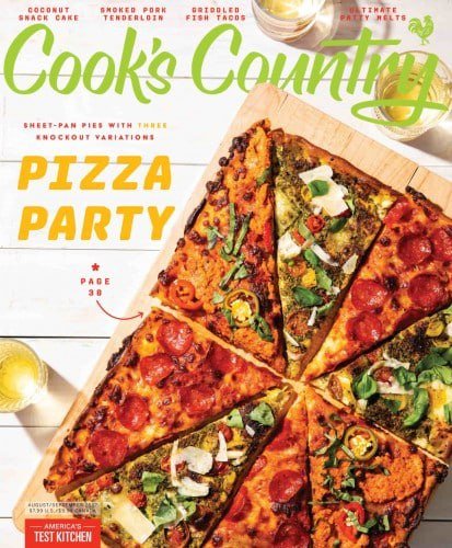 کتاب مجله انگلیسی کوکز کانتری  Cook's Country - August/September 2022