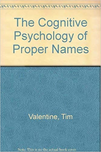 کتاب زبان د کاگنیتیو سایکولوژی آف پراپر نیمز  The Cognitive Psychology of Proper Names