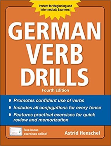 کتاب آلمانی جرمن ورب دریلز German Verb Drills Fourth Edition