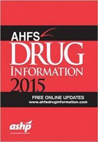 کتاب زبان ای اچ اف اس دراگ اینفورمیشن AHFS DRUG INFORMATION 2015