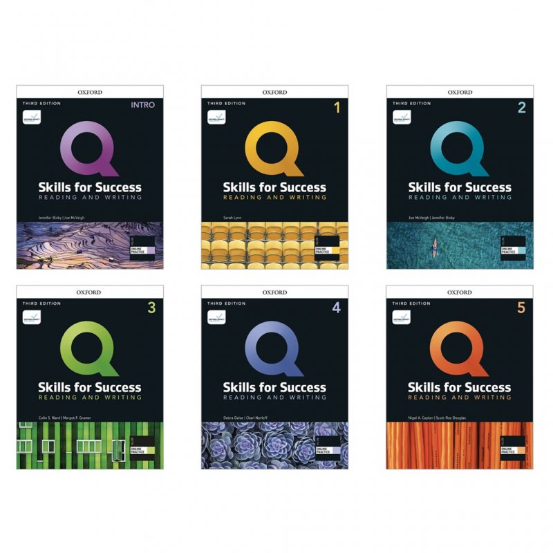 مجموعه 6 جلدی کتاب کیو اسکیلز فور ساکسس ویرایش سوم Q: Skills for Success Reading & Writing 3rd