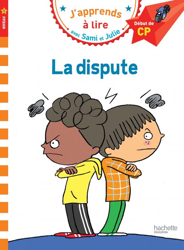 کتاب داستان فرانسوی سامی و جولی  استدلال Sami et Julie CP Niveau 1 La dispute