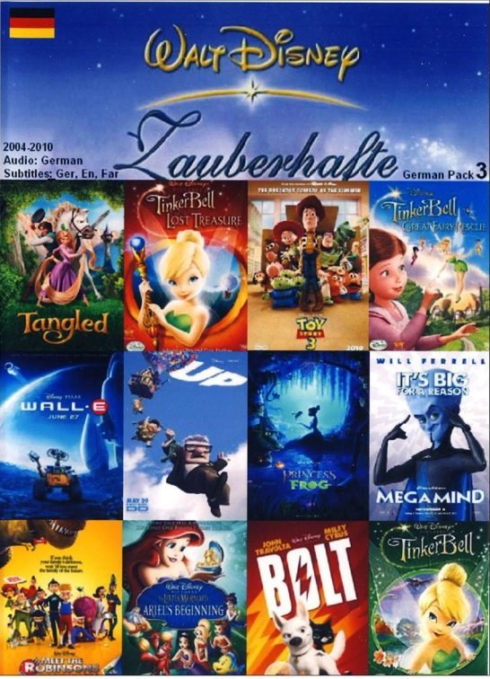 پک کارتون زبان آلمانی والت دیزنی Walt Disney German Pack 3