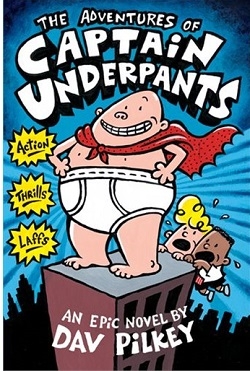 کتاب داستان انگلیسی کاپیتان زیرشلواری  THE ADVENTURES OF CAPTAIN UNDERPANTS