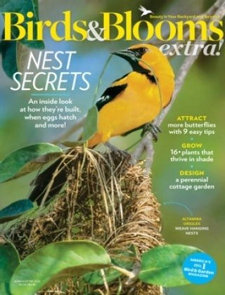 کتاب مجله انگلیسی بردز اند بلومز اکسترا Birds and Blooms Extra - March 2022