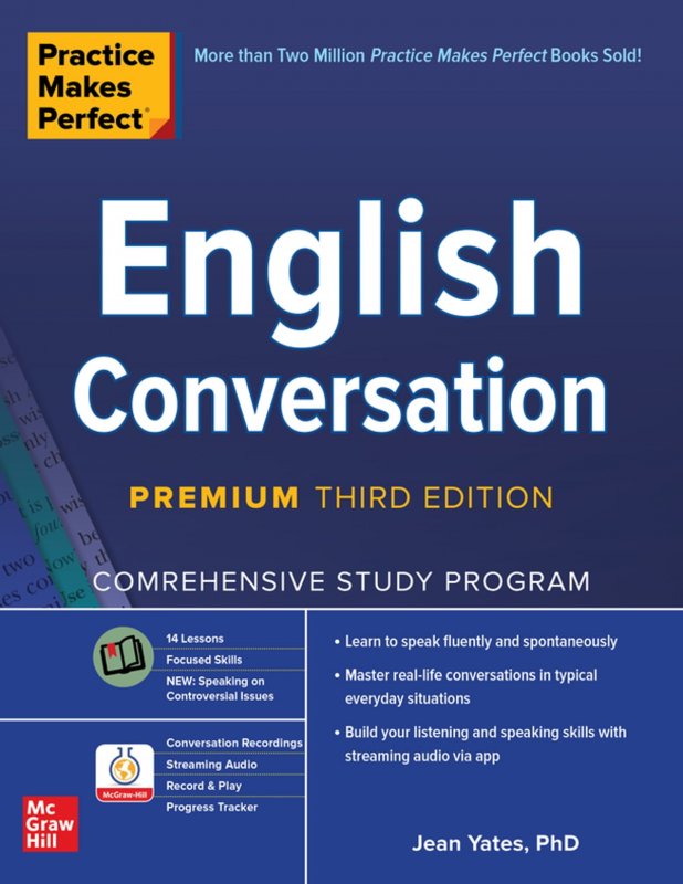کتاب انگلیش کانورسیشن Practice Makes Perfect English Conversation Third Edition
