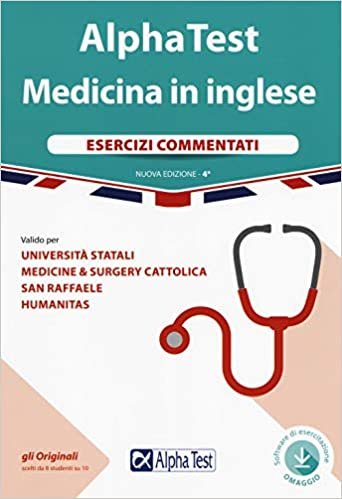 کتاب ایتالیایی آلفا تست مدیسینا این ایگلیز Alpha Test Medicina in inglese چاپ سیاه سفید