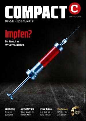 کتاب مجله آلمانی کامپکت COMPACT-Impfen?–Der Mensch als Versuchskaninchen
