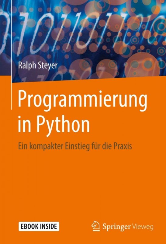 کتاب آلمانی برنامه نویسی زبان پایتون Programmierung in Python