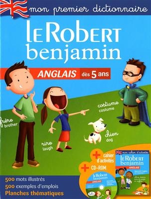 کتاب زبان فرانسه دیکشنیر ل روبرت بنجامین Dictionnaire Le Robert Benjamin anglais