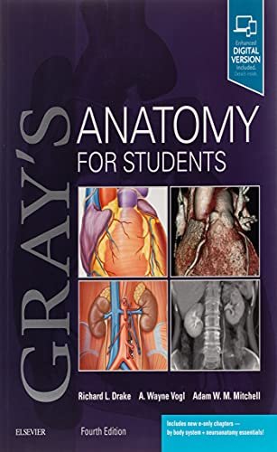 کتاب زبان گریز اناتومی فور استیودنتس ویرایش چهارم ( Gray's Anatomy for Students (4th