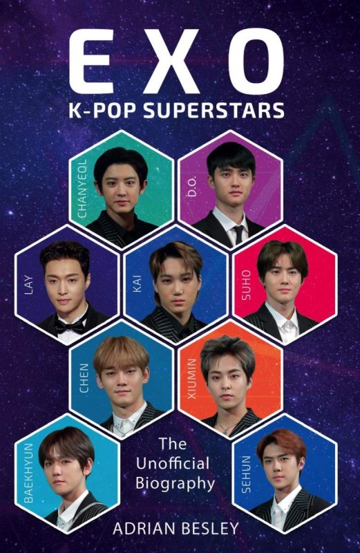 کتاب کره ای اکسو کی پاپ سوپراستارز EXO KPop Superstars
