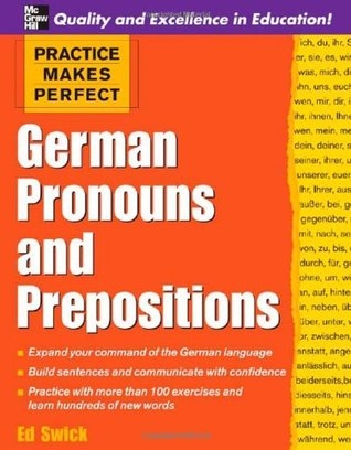 کتاب زبان آلمانی پرکتیس میکس پرفکت Practice Makes Perfect German Pronouns and Prepositions