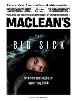 کتاب مجله انگلیسی مکلینز Maclean's - February 2022