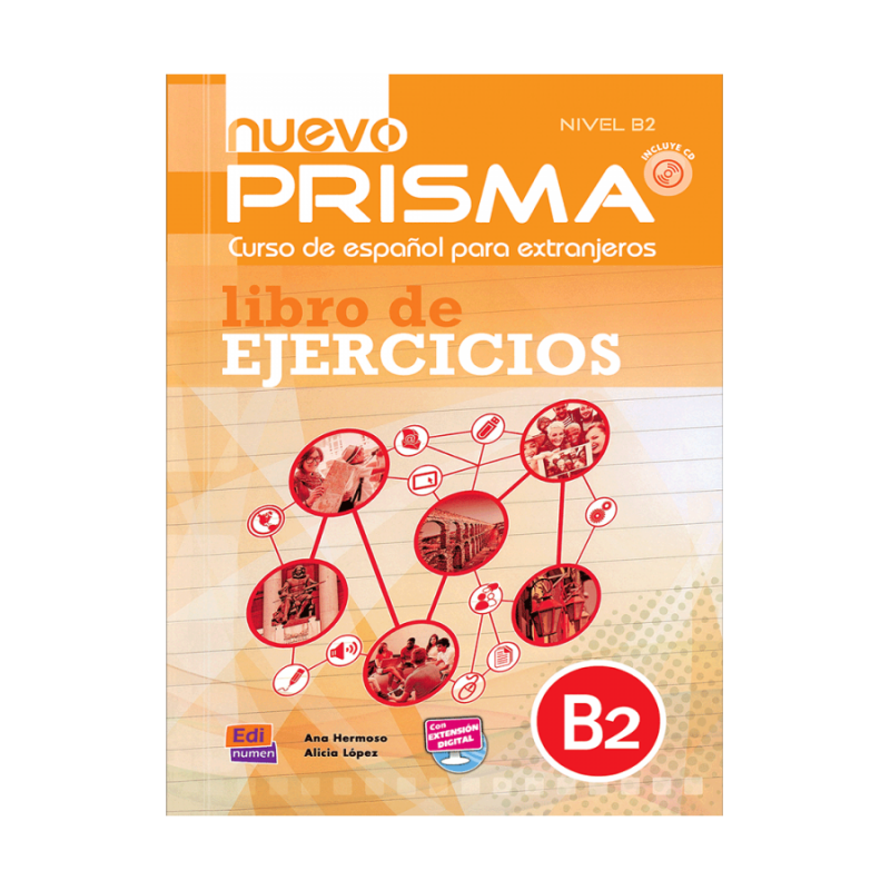 کتاب اسپانیایی ساپلمنتری پریسما Nuevo Prisma B2 Libro de ejercicios Suplementarios