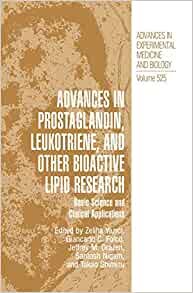 کتاب زبان ادونسز این پروستاگلندین Advances in Prostaglandin, Leukotriene, and other Bioactive Lipid Research : Basic Science and