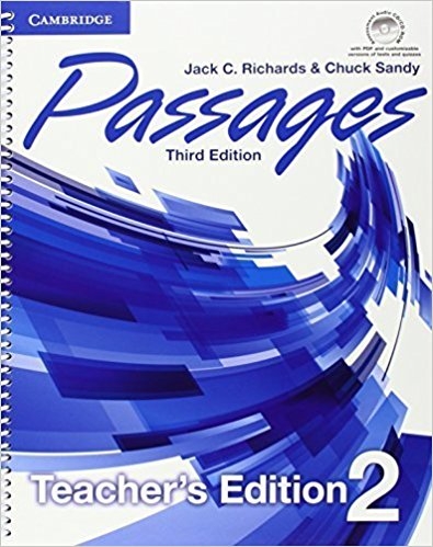 کتاب معلم پسیجز دو ویرایش سوم Passages 2 Teacher's Edition Third Edition