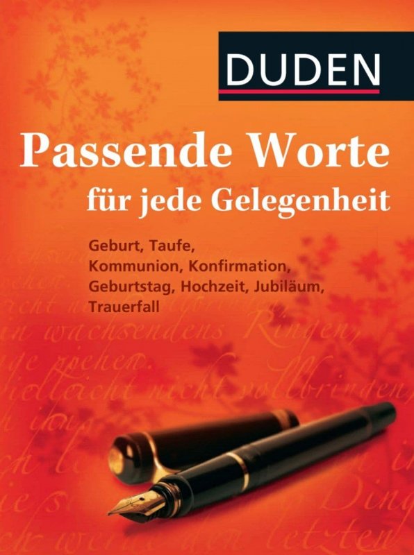 کتاب آلمانی پسنده ورته  Passende Worte für jede Gelegenheit (Duden)