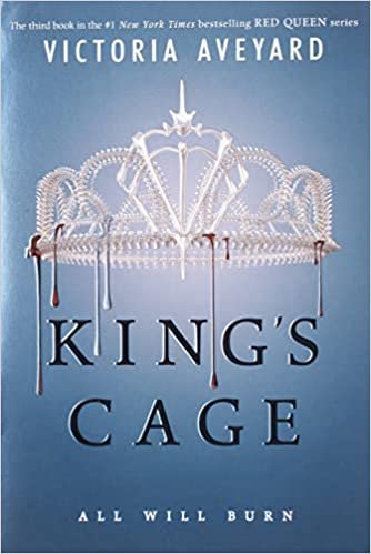 کتاب رمان انگلیسی ملکه سرخ قفس پادشاه جلد سوم Red Queen Series Book3 . Kings Cage