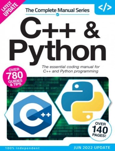 کتاب مجله انگلیسی د کامپلیت پایتون The Complete C++ & Python Manual - 11th Edition 2022