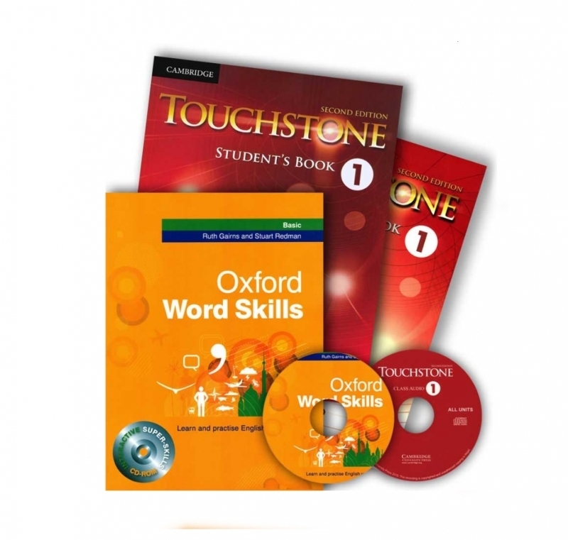 پک کتاب های تاچ استون 1 آکسفورد ورد اسکیل بیسیک Touchstone 1Oxford Word Skills Basic
