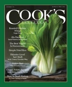 کتاب مجله انگلیسی کوکس ایلوستریتد  Cook's Illustrated - Issue 175, March/April 2022