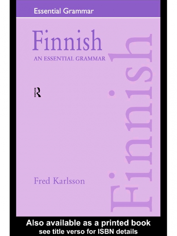 کتاب گرامر فنلاندی Essential Grammar Finnish